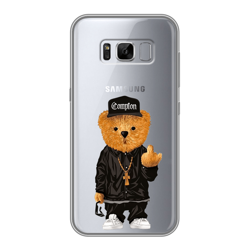 Силиконовый чехол на Samsung Galaxy S8 Plus с принтом Мишка Силиконовый чехол на Samsung Galaxy S8 Plus с принтом Мишка
