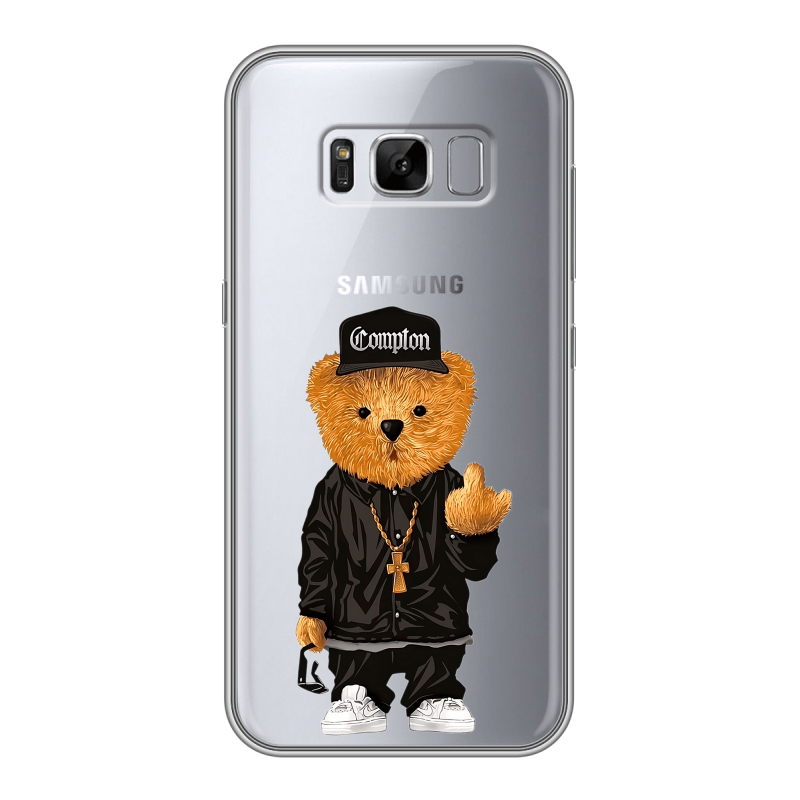 Силиконовый чехол на Samsung Galaxy S8 Plus с принтом Плюшевый медведь Силиконовый чехол на Samsung Galaxy S8 Plus с принтом Плюшевый медведь