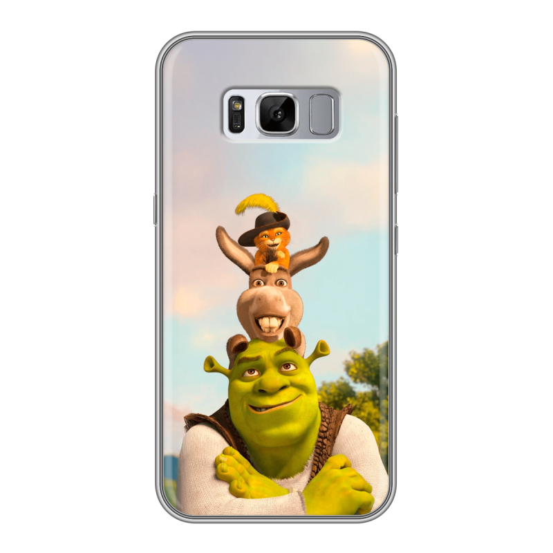 Силиконовый чехол на Samsung Galaxy S8 Plus с принтом Шрек Shrek Силиконовый чехол на Samsung Galaxy S8 Plus с принтом Шрек Shrek
