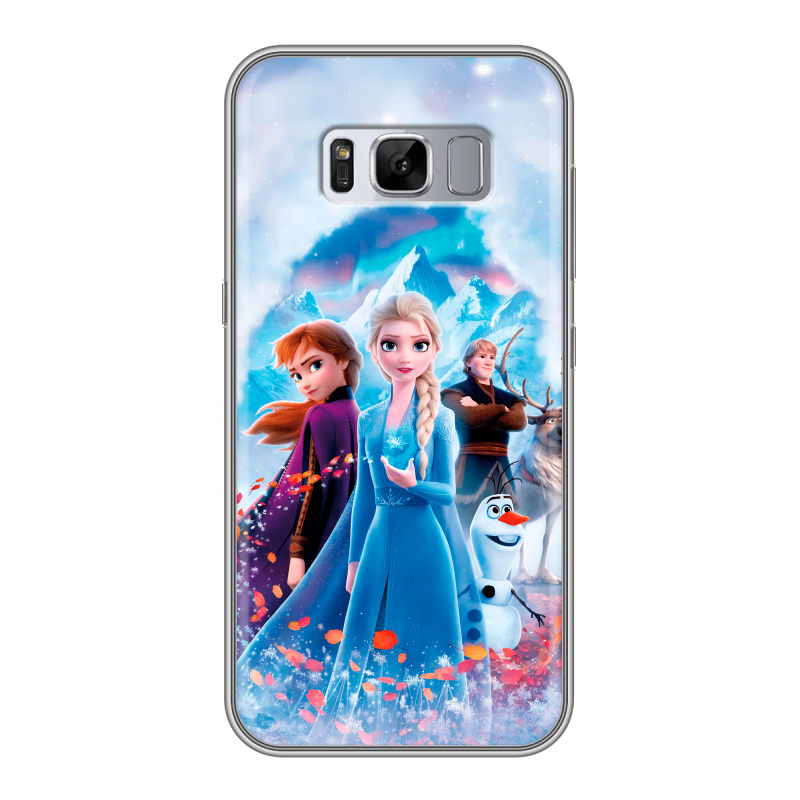 Силиконовый чехол на Samsung Galaxy S8 Plus с принтом Холодное сердце Frozen Силиконовый чехол на Samsung Galaxy S8 Plus с принтом Холодное сердце Frozen