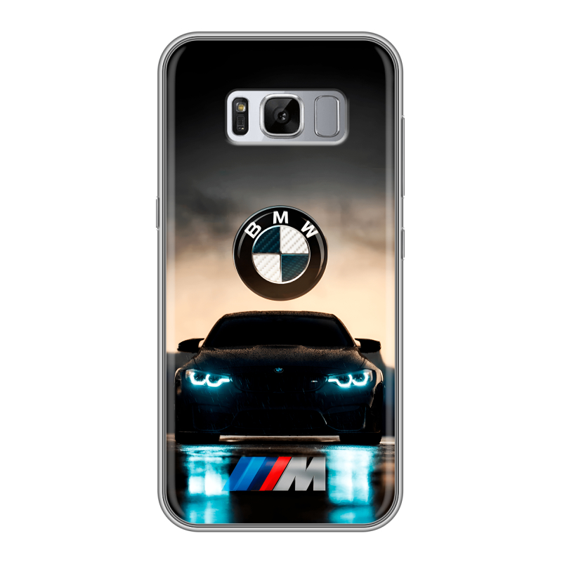 Силиконовый противоударный чехол на Samsung Galaxy S8 Plus с принтом БМВ BMW Силиконовый противоударный чехол на Samsung Galaxy S8 Plus с принтом БМВ BMW