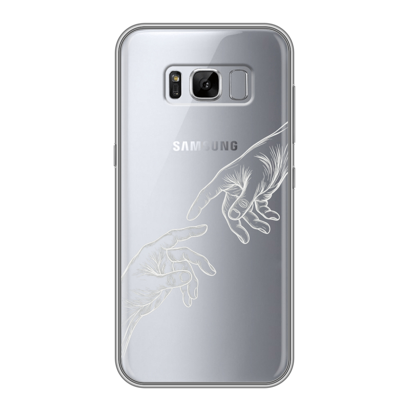 Силиконовый чехол на Samsung Galaxy S8 Plus с принтом Сотворение мира Силиконовый чехол на Samsung Galaxy S8 Plus с принтом Сотворение мира
