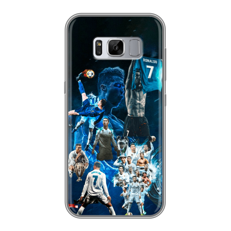 Силиконовый чехол на Samsung Galaxy S8 Plus с принтом Реал Роналдо Силиконовый чехол на Samsung Galaxy S8 Plus с принтом Реал Роналдо