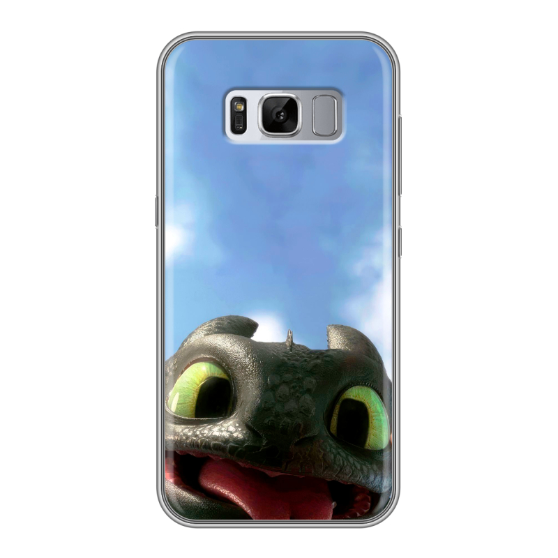 Силиконовый противоударный чехол на Samsung Galaxy S8 Plus с принтом Как приручить дракона Силиконовый противоударный чехол на Samsung Galaxy S8 Plus с принтом Как приручить дракона