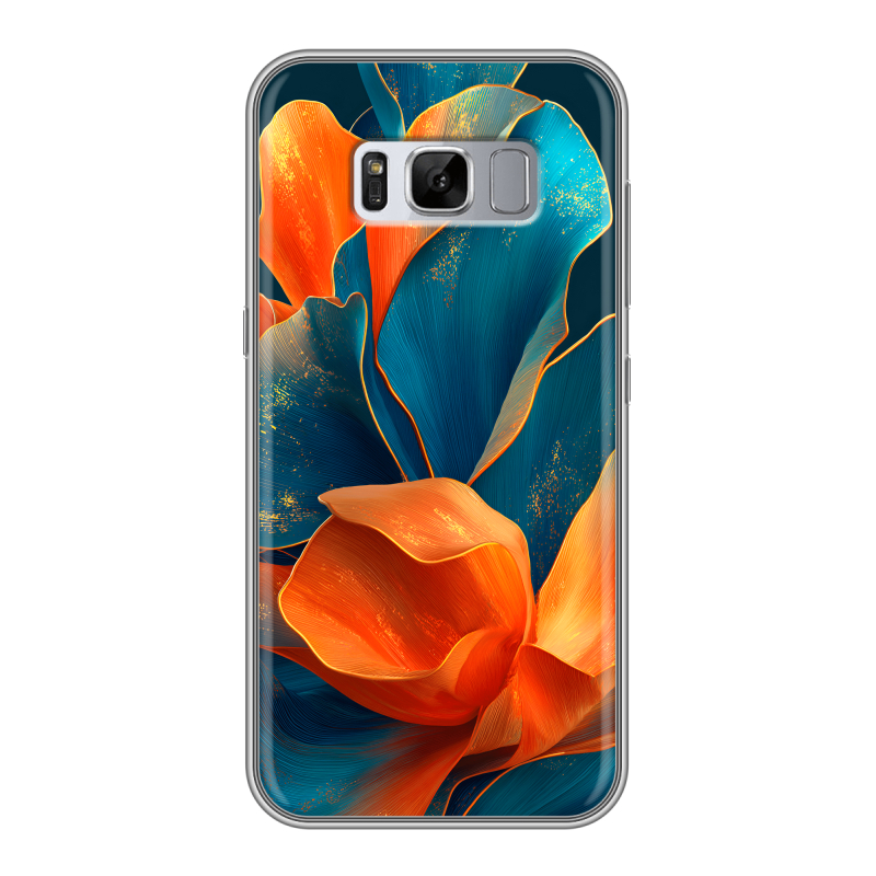 Силиконовый чехол на Samsung Galaxy S8 Plus с принтом Цветы Силиконовый чехол на Samsung Galaxy S8 Plus с принтом Цветы