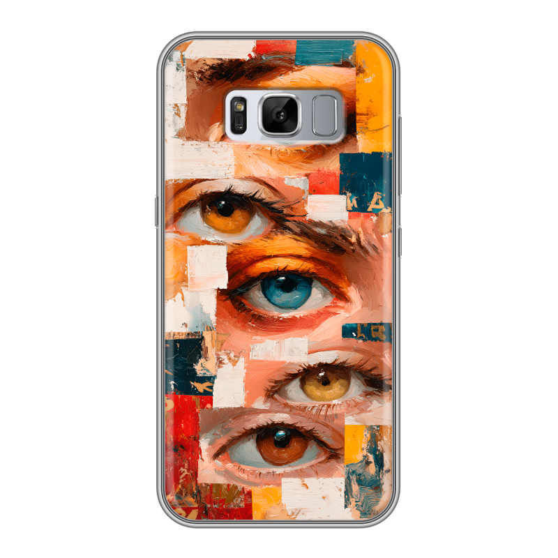 Силиконовый чехол на Samsung Galaxy S8 Plus с принтом Модный принт Силиконовый чехол на Samsung Galaxy S8 Plus с принтом Модный принт
