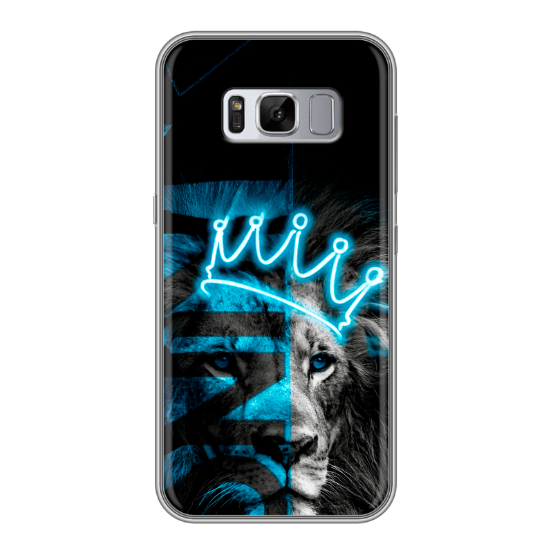 Силиконовый чехол на Samsung Galaxy S8 Plus с принтом Король лев Силиконовый чехол на Samsung Galaxy S8 Plus с принтом Король лев