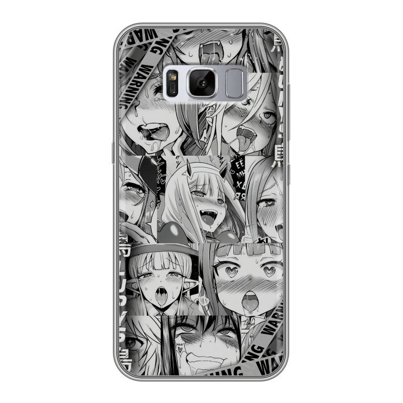 Силиконовый противоударный чехол на Samsung Galaxy S8 Plus с принтом Ahegao Ахегао Аниме Силиконовый противоударный чехол на Samsung Galaxy S8 Plus с принтом Ahegao Ахегао Аниме