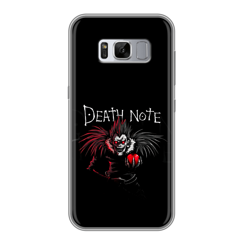 Силиконовый противоударный чехол на Samsung Galaxy S8 Plus с принтом Death note Тетрадь смерти Силиконовый противоударный чехол на Samsung Galaxy S8 Plus с принтом Death note Тетрадь смерти