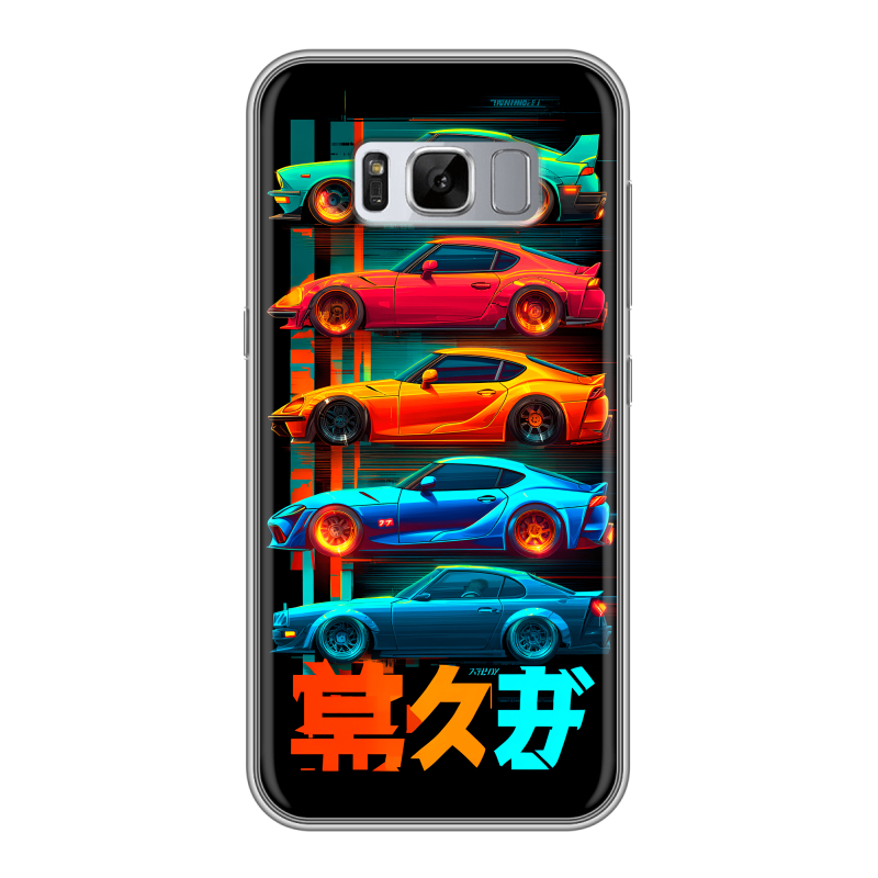 Силиконовый чехол на Samsung Galaxy S8 Plus с принтом машины тачки Силиконовый чехол на Samsung Galaxy S8 Plus с принтом машины тачки