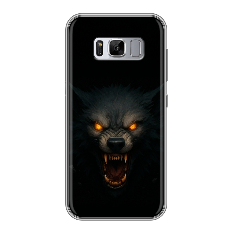 Силиконовый чехол на Samsung Galaxy S8 Plus с принтом Волк Силиконовый чехол на Samsung Galaxy S8 Plus с принтом Волк