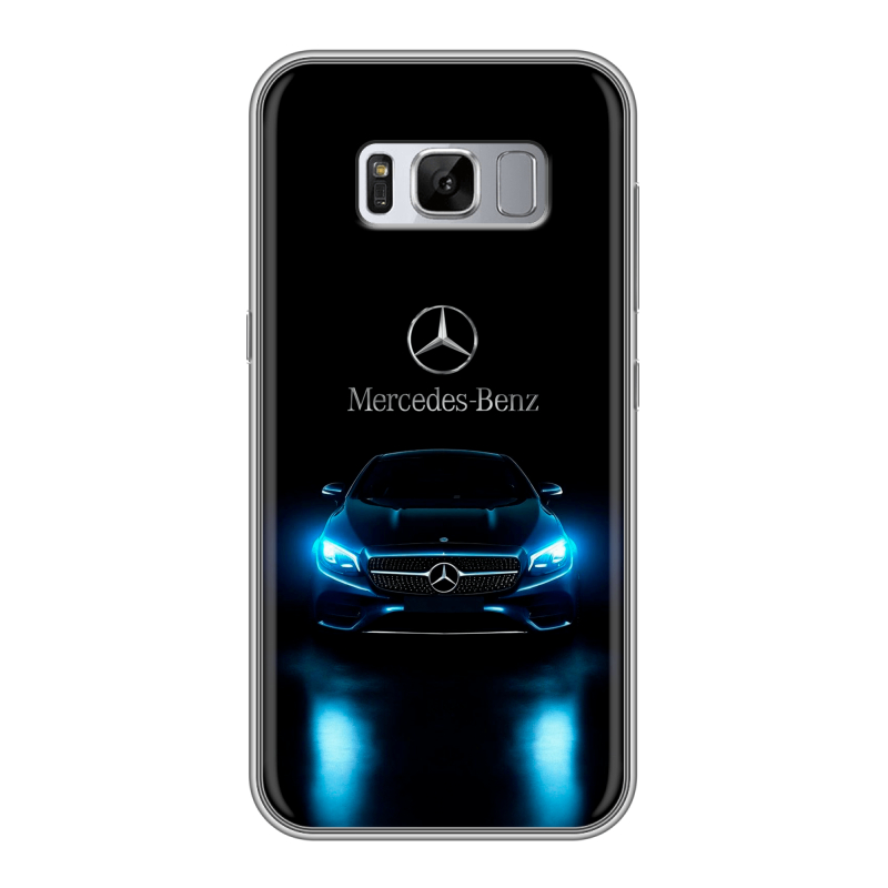 Силиконовый чехол на Samsung Galaxy S8 Plus с принтом Mercedes Мерседес Силиконовый чехол на Samsung Galaxy S8 Plus с принтом Mercedes Мерседес