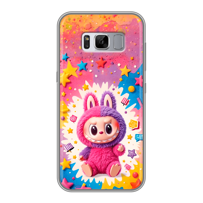 Силиконовый чехол на Samsung Galaxy S8 Plus с принтом Labubu Лабубу Силиконовый чехол на Samsung Galaxy S8 Plus с принтом Labubu Лабубу