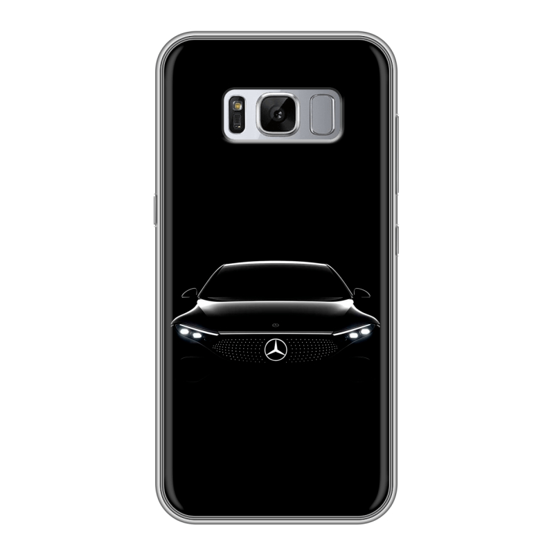 Силиконовый противоударный чехол на Samsung Galaxy S8 Plus с принтом Mercedes Мерседес Силиконовый противоударный чехол на Samsung Galaxy S8 Plus с принтом Mercedes Мерседес