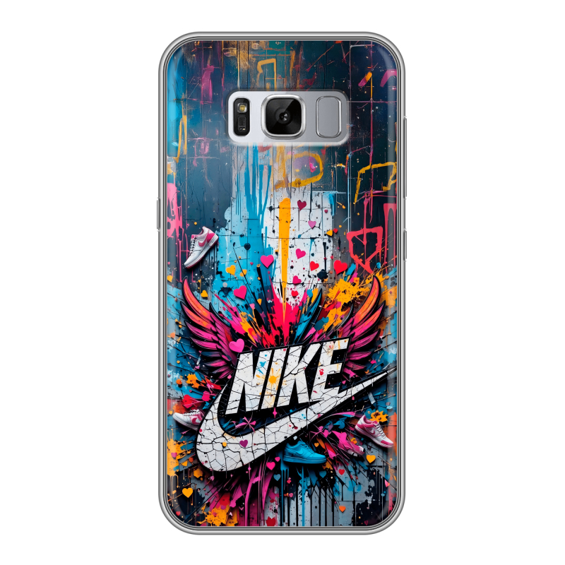 Силиконовый чехол на Samsung Galaxy S8 Plus с принтом Nike Найк Силиконовый чехол на Samsung Galaxy S8 Plus с принтом Nike Найк