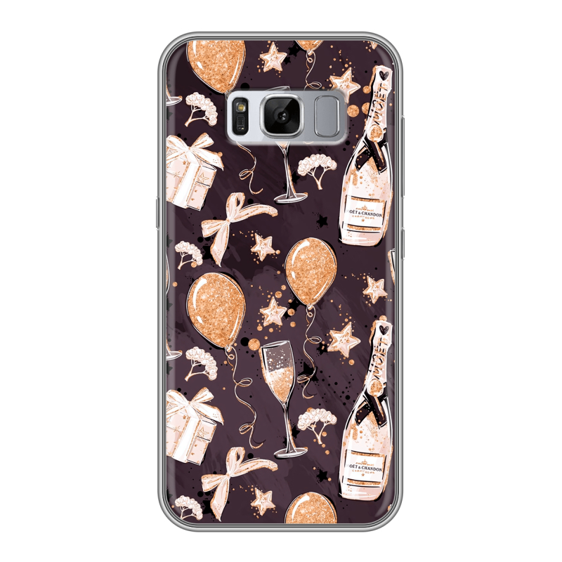 Силиконовый чехол на Samsung Galaxy S8 Plus с принтом Новый год Силиконовый чехол на Samsung Galaxy S8 Plus с принтом Новый год