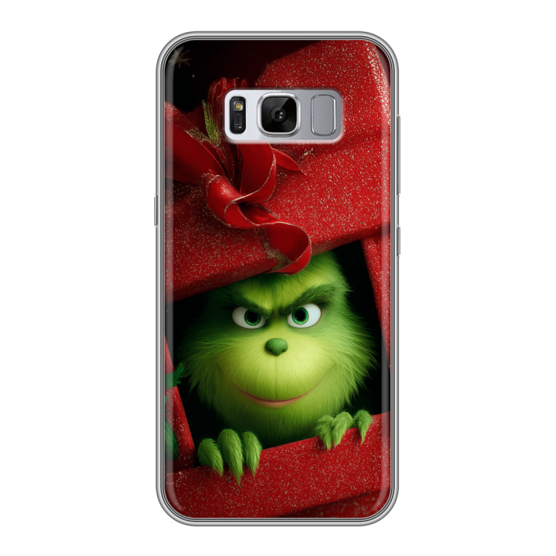 Силиконовый противоударный чехол на Samsung Galaxy S8 Plus с принтом Новый год Силиконовый противоударный чехол на Samsung Galaxy S8 Plus с принтом Новый год