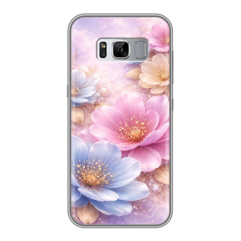 Силиконовый противоударный чехол на Samsung Galaxy S8 Plus с принтом женский Силиконовый противоударный чехол на Samsung Galaxy S8 Plus с принтом женский