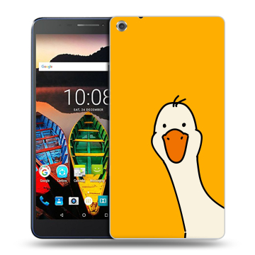 Силиконовый чехол на Lenovo Tab 3 7 Plus с принтом Утка