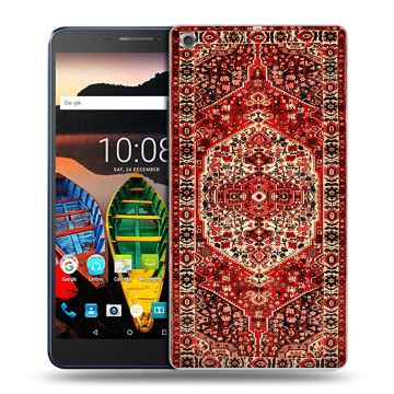 Силиконовый чехол на Lenovo Tab 3 7 Plus с принтом Ковер