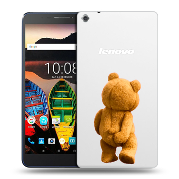 Силиконовый чехол на Lenovo Tab 3 7 Plus с принтом Медведь Силиконовый чехол на Lenovo Tab 3 7 Plus с принтом Медведь