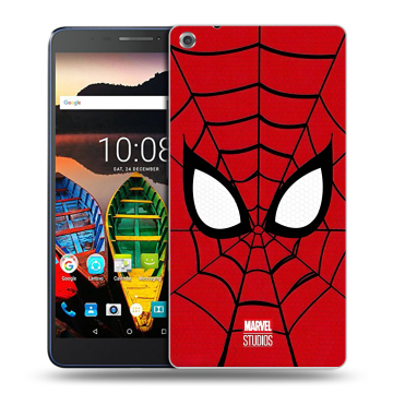 Силиконовый чехол на Lenovo Tab 3 7 Plus с принтом человек паук spiderman Силиконовый чехол на Lenovo Tab 3 7 Plus с принтом человек паук spiderman