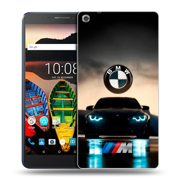 Силиконовый чехол на Lenovo Tab 3 7 Plus с принтом БМВ BMW Силиконовый чехол на Lenovo Tab 3 7 Plus с принтом БМВ BMW