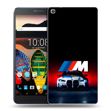 Силиконовый чехол на Lenovo Tab 3 7 Plus с принтом БМВ BMW Силиконовый чехол на Lenovo Tab 3 7 Plus с принтом БМВ BMW
