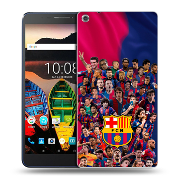 Силиконовый чехол на Lenovo Tab 3 7 Plus с принтом Барселона Barcelona