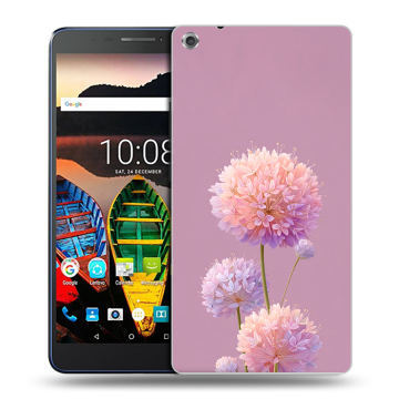 Силиконовый чехол на Lenovo Tab 3 7 Plus с принтом Цветы