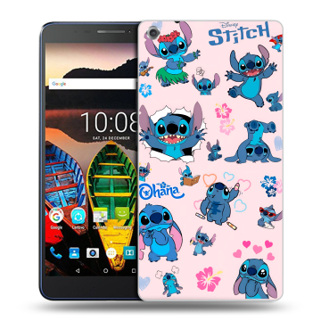 Силиконовый чехол на Lenovo Tab 3 7 Plus с принтом Лило и Стич Силиконовый чехол на Lenovo Tab 3 7 Plus с принтом Лило и Стич