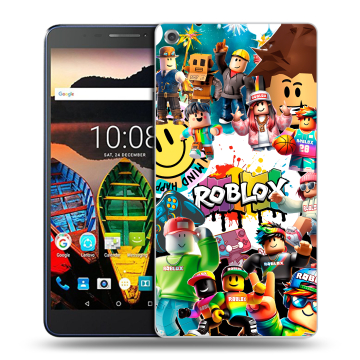 Силиконовый чехол на Lenovo Tab 3 7 Plus с принтом Roblox Роблокс Силиконовый чехол на Lenovo Tab 3 7 Plus с принтом Roblox Роблокс