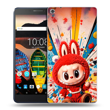 Силиконовый чехол на Lenovo Tab 3 7 Plus с принтом Labubu Лабубу Силиконовый чехол на Lenovo Tab 3 7 Plus с принтом Labubu Лабубу