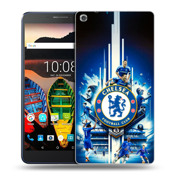 Силиконовый чехол на Lenovo Tab 3 7 Plus с принтом Chelsea Челси
