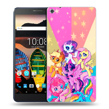 Силиконовый чехол на Lenovo Tab 3 7 Plus с принтом My little pony Дружба чудо Силиконовый чехол на Lenovo Tab 3 7 Plus с принтом My little pony Дружба чудо