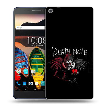 Силиконовый чехол на Lenovo Tab 3 7 Plus с принтом Death note Тетрадь смерти Силиконовый чехол на Lenovo Tab 3 7 Plus с принтом Death note Тетрадь смерти