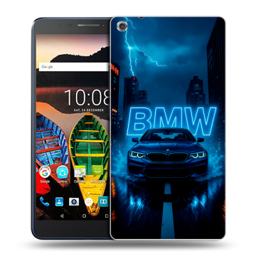Силиконовый чехол на Lenovo Tab 3 7 Plus с принтом BMW БМВ Силиконовый чехол на Lenovo Tab 3 7 Plus с принтом BMW БМВ