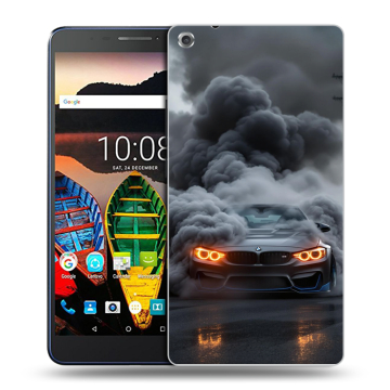 Силиконовый чехол на Lenovo Tab 3 7 Plus с принтом BMW БМВ Силиконовый чехол на Lenovo Tab 3 7 Plus с принтом BMW БМВ