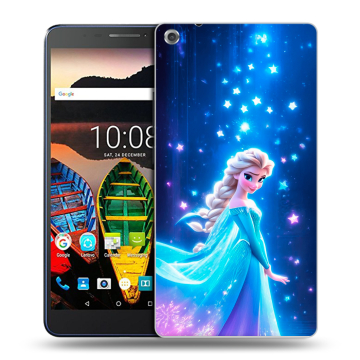 Силиконовый чехол на Lenovo Tab 3 7 Plus с принтом Холодное сердце Frozen Силиконовый чехол на Lenovo Tab 3 7 Plus с принтом Холодное сердце Frozen