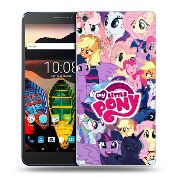Силиконовый чехол на Lenovo Tab 3 7 Plus с принтом My little pony Дружба чудо
