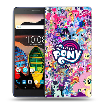 Силиконовый чехол на Lenovo Tab 3 7 Plus с принтом My little pony Дружба чудо Силиконовый чехол на Lenovo Tab 3 7 Plus с принтом My little pony Дружба чудо