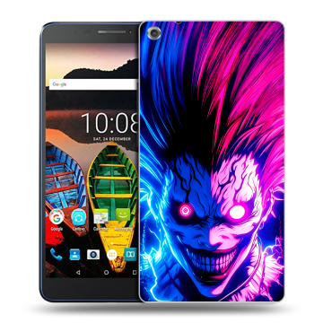 Силиконовый чехол на Lenovo Tab 3 7 Plus с принтом Death note Тетрадь смерти