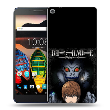 Силиконовый чехол на Lenovo Tab 3 7 Plus с принтом Death note Тетрадь смерти