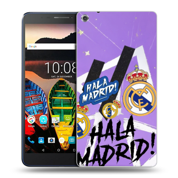 Силиконовый чехол на Lenovo Tab 3 7 Plus с принтом Real Madrid Реал Мадрид Силиконовый чехол на Lenovo Tab 3 7 Plus с принтом Real Madrid Реал Мадрид