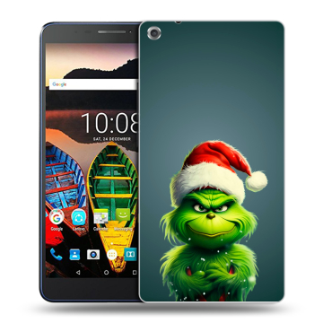 Силиконовый чехол на Lenovo Tab 3 7 Plus с принтом Новый год