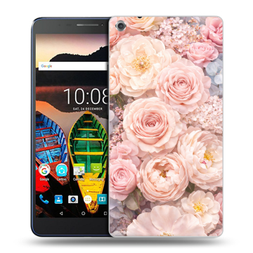 Силиконовый чехол на Lenovo Tab 3 7 Plus с принтом женский Силиконовый чехол на Lenovo Tab 3 7 Plus с принтом женский