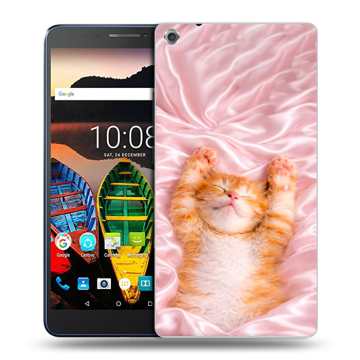 Силиконовый чехол на Lenovo Tab 3 7 Plus с принтом женский