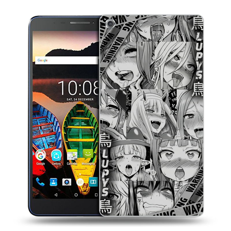 Силиконовый чехол на планшета Lenovo Tab 3 7 Plus с принтом Ahegao Ахегао Аниме Силиконовый чехол на планшета Lenovo Tab 3 7 Plus с принтом Ahegao Ахегао Аниме