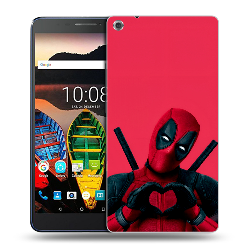 Силиконовый чехол на Lenovo Tab 3 7 Plus с принтом Дедпул Deadpool Силиконовый чехол на Lenovo Tab 3 7 Plus с принтом Дедпул Deadpool