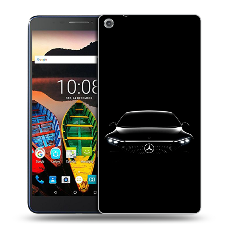 Силиконовый чехол на Lenovo Tab 3 7 Plus с принтом Mercedes Мерседес Силиконовый чехол на Lenovo Tab 3 7 Plus с принтом Mercedes Мерседес